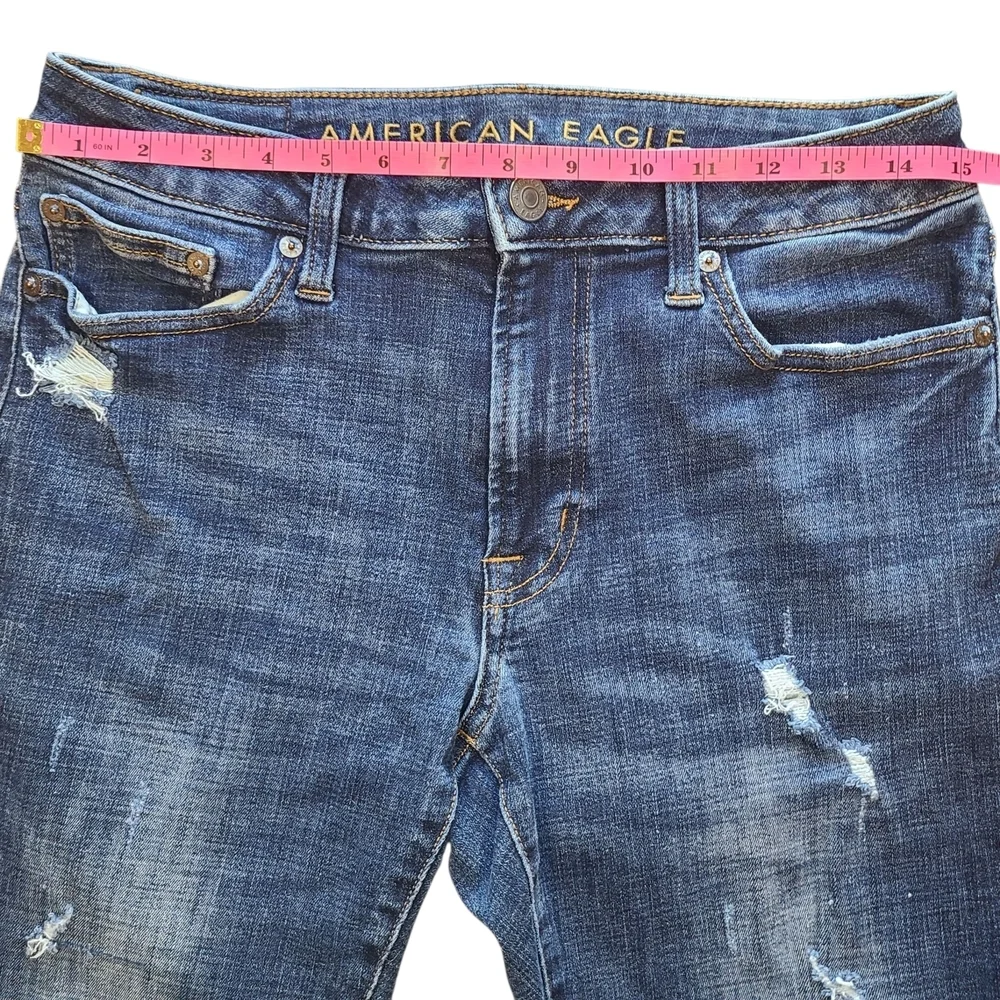American Eagle Outfitters Men’s Ne(x)t Level Flex Skinny Jeans 30x34 Distressed